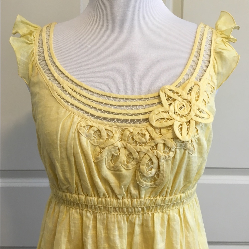Studio M Yellow Cotton Sundress